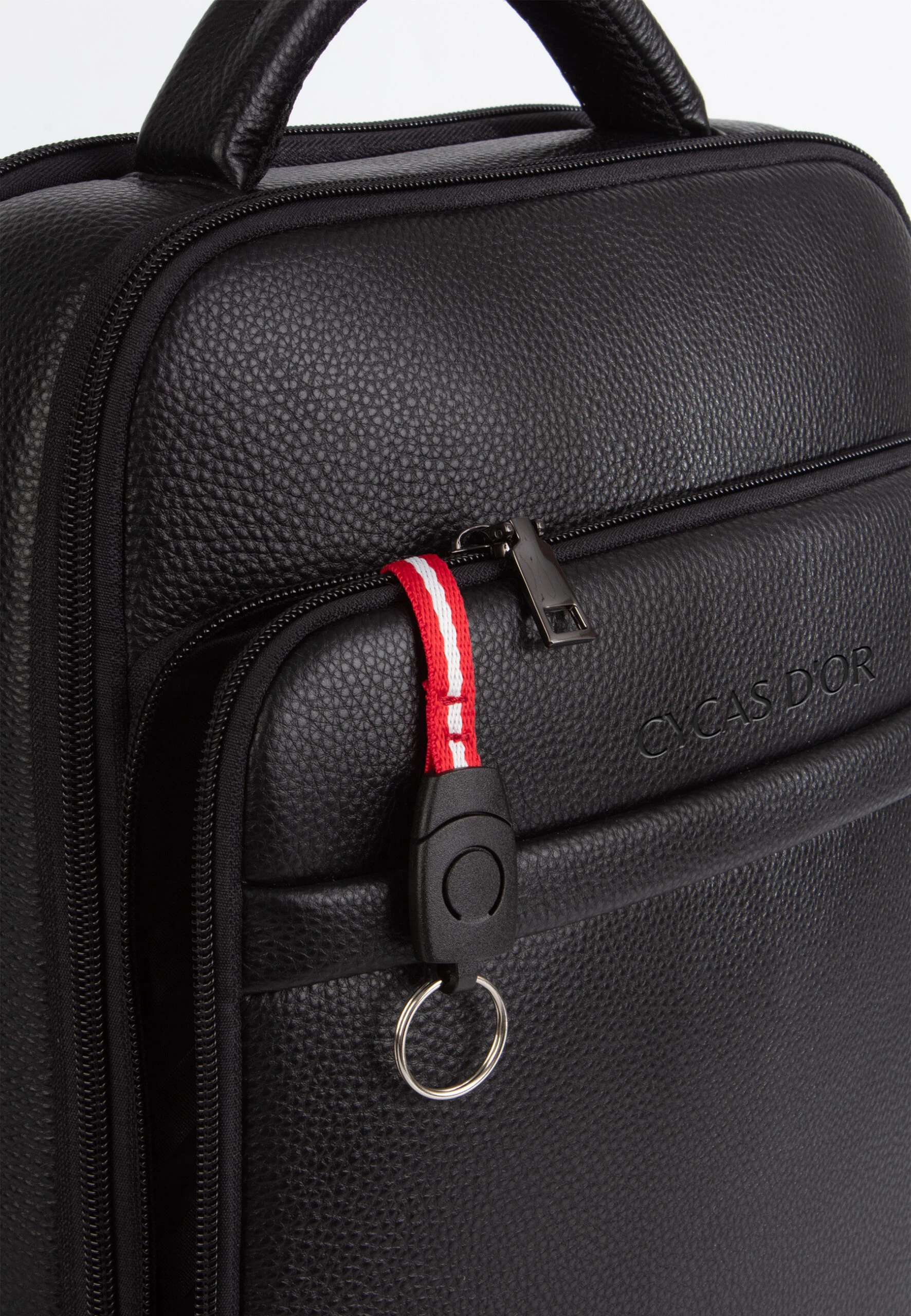 CYRUS FINGERPRINT LEATHER BACKPACK - Image 8