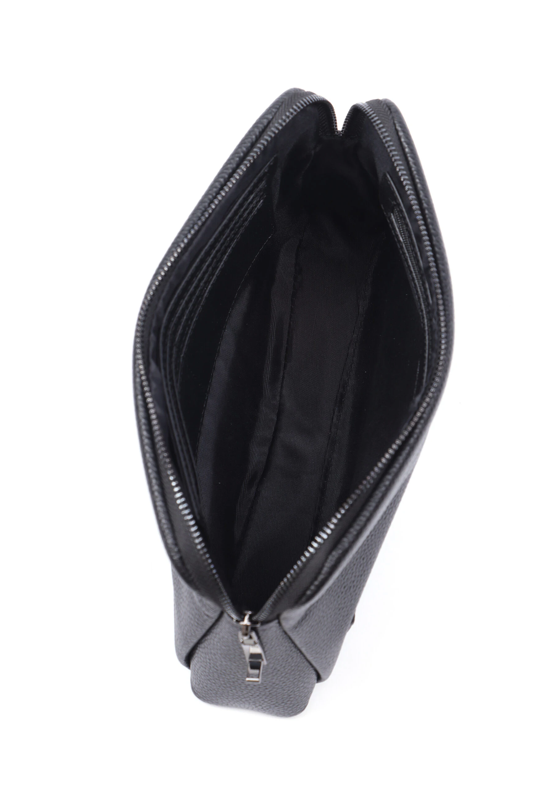 DRACO Fingerprint Leather Handbag Black - Image 7