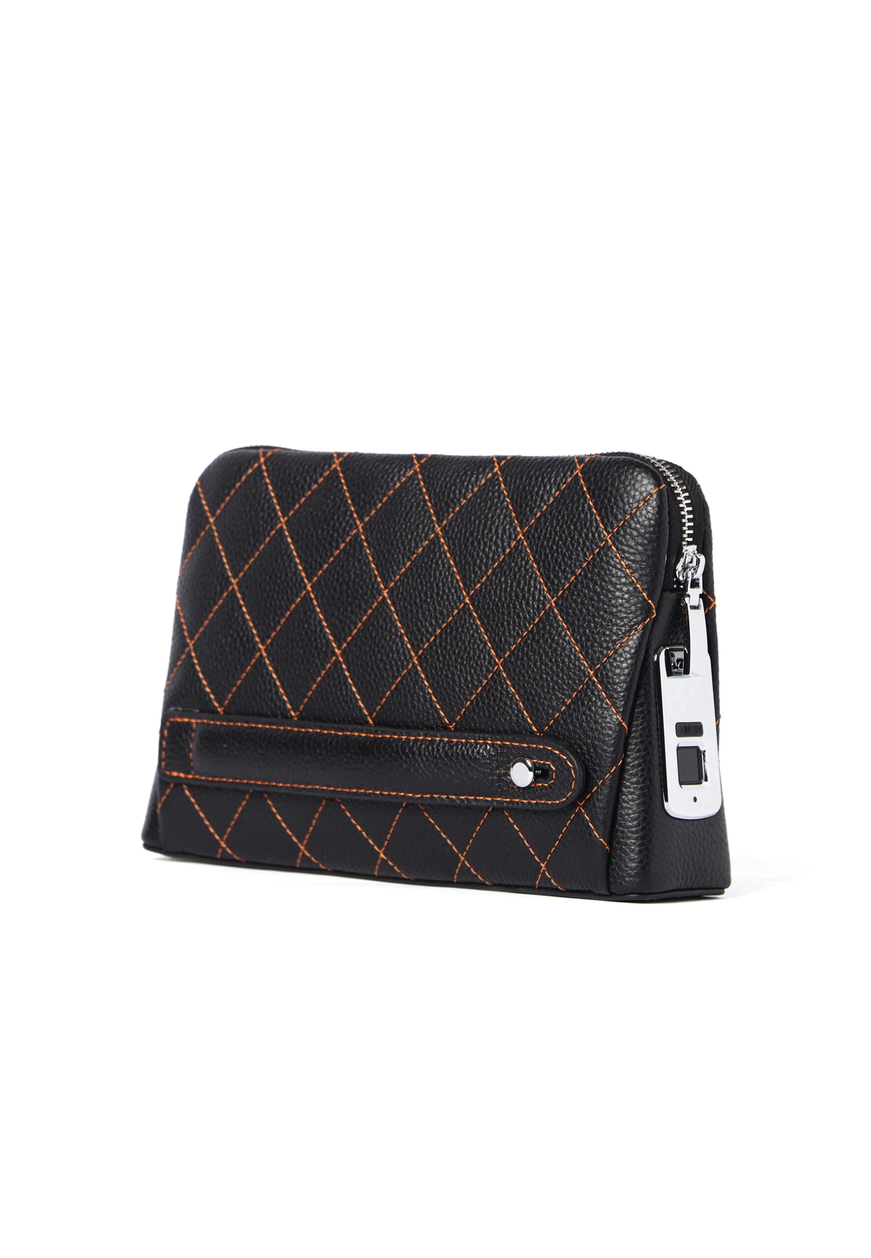 MONARCH Fingerprint Leather Handbag - Image 6