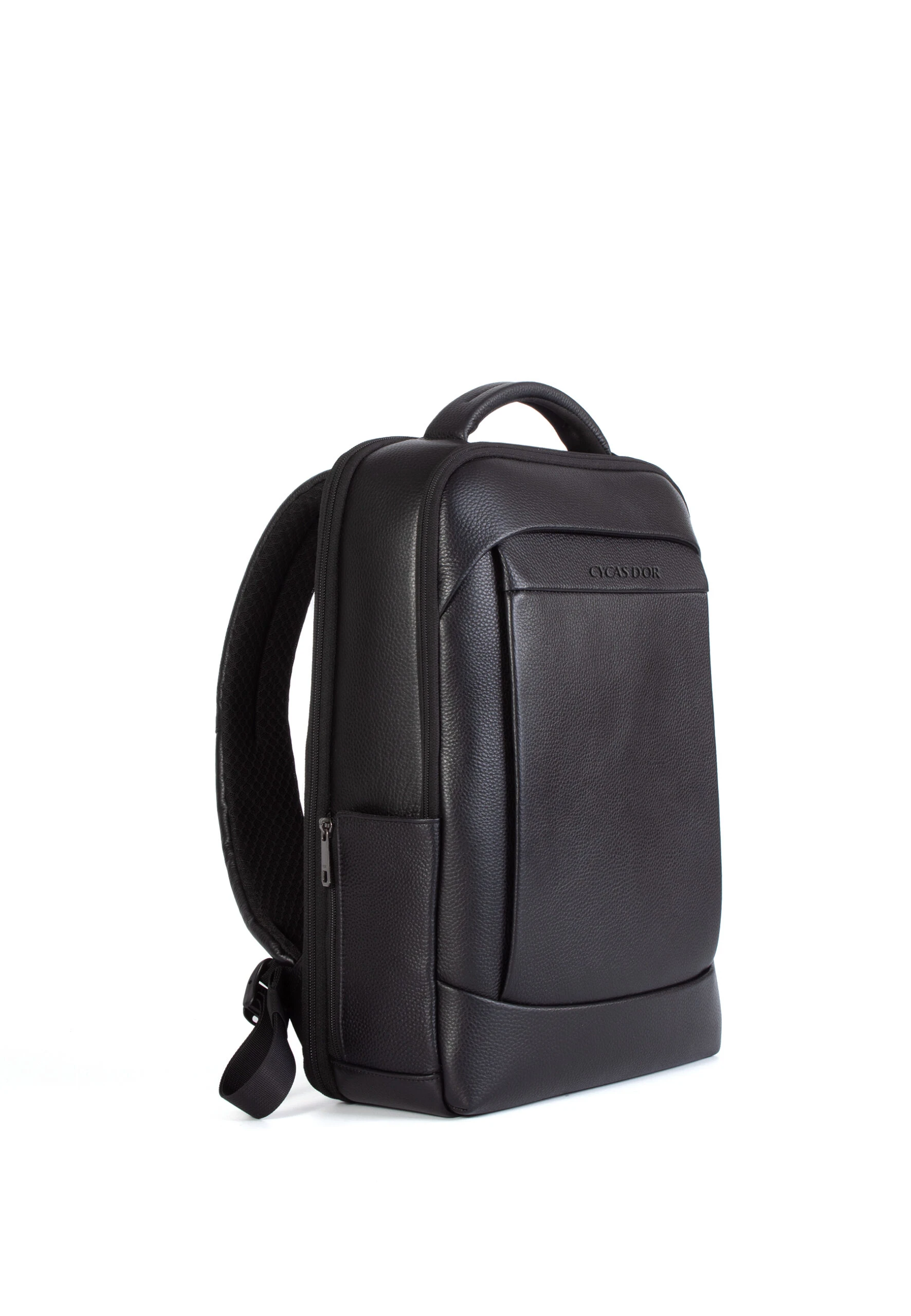 AUREX FINGERPRINT LEATHER BACKPACK - Gallery Image