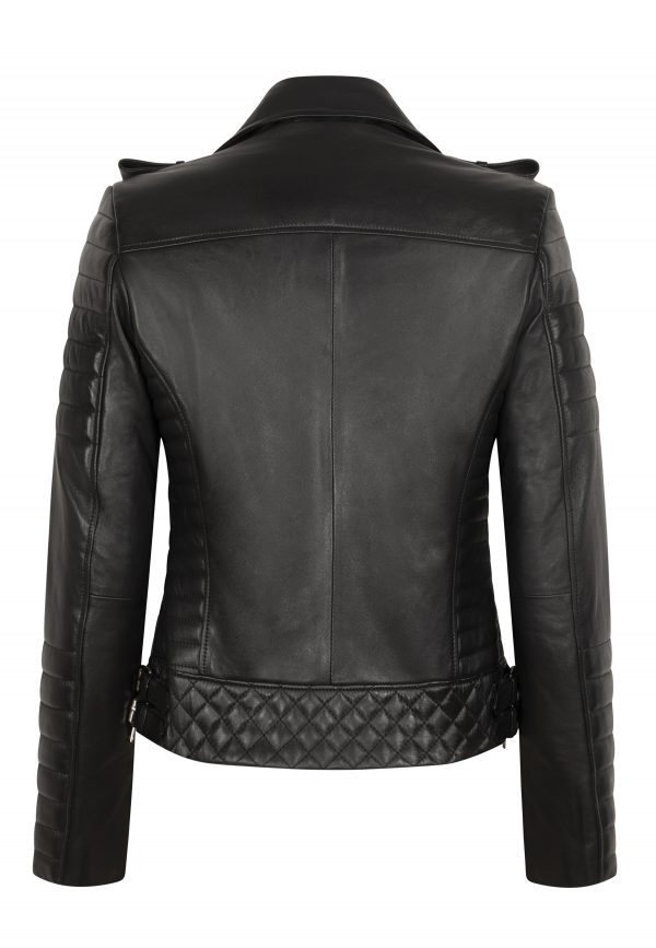 black perfecto leather jacket