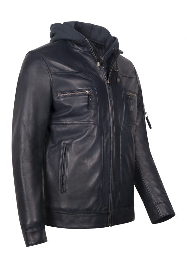 Urban Royal Blue leather jacket