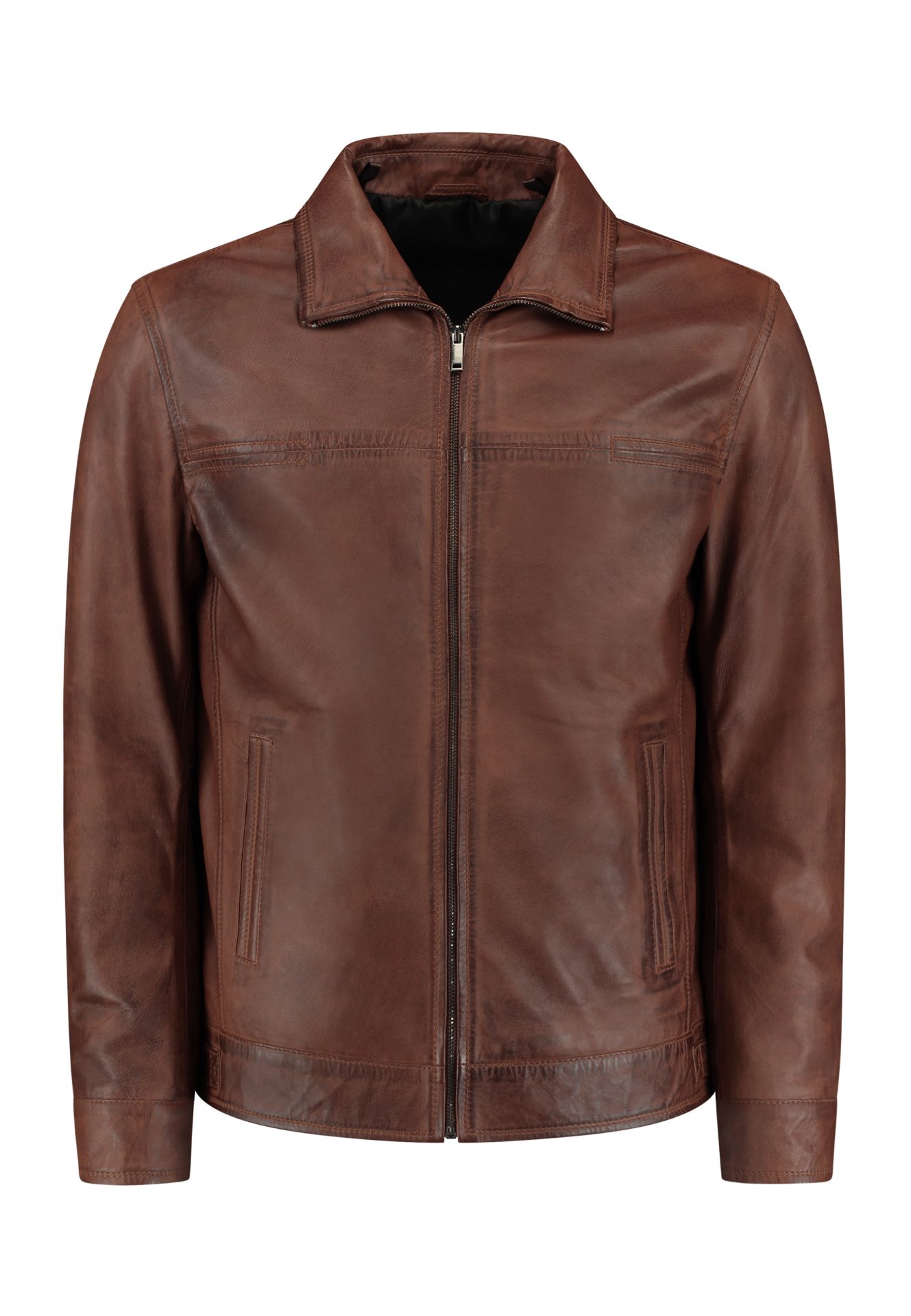Kent Brown Leather Jacket