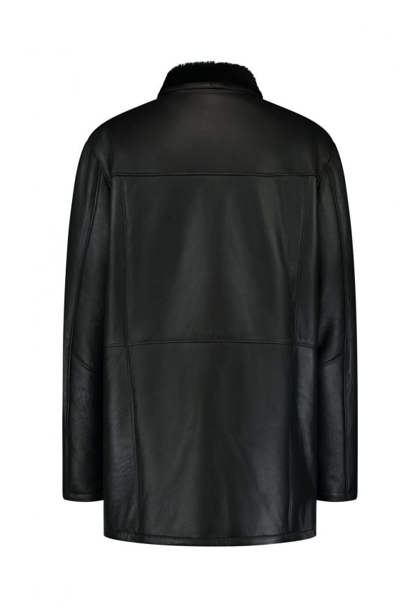 Shearling Lammy coat APPOLLO – winter coat – black – CYCAS D'OR